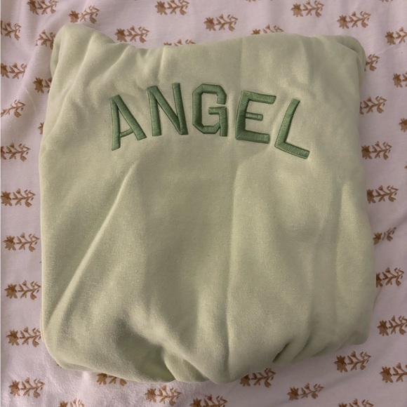Angel Cropped Sweatshirt - Picture 1 of 2